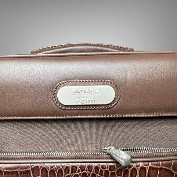 $850 Samsonite Black Label Pre-death Alexander McQueen Boarding Bag Cabin Case - Picture 5 of 12